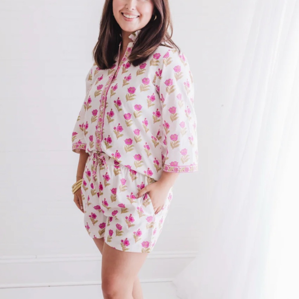 Floral Print summer short - 2 piece set / pjs !